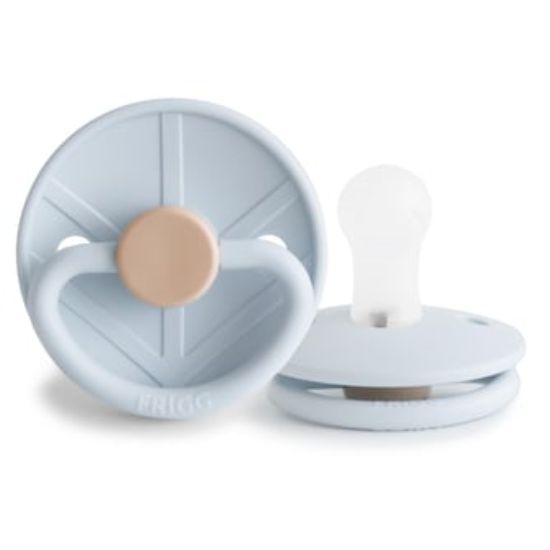 FRIGG Little Viking Silikon Emzik - Knud Powder Blue 0-6 Ay